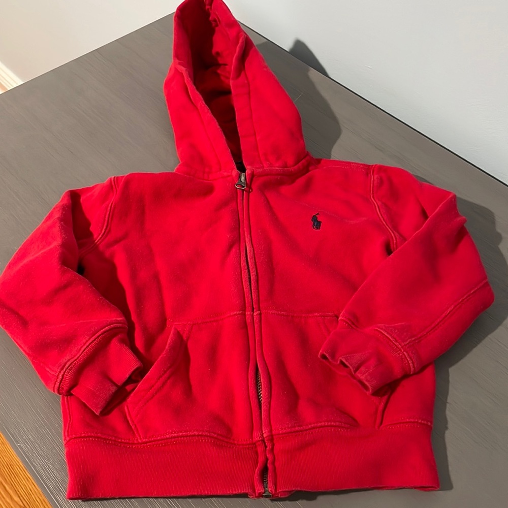 Polo Ralph Lauren Boys Red Hoodie